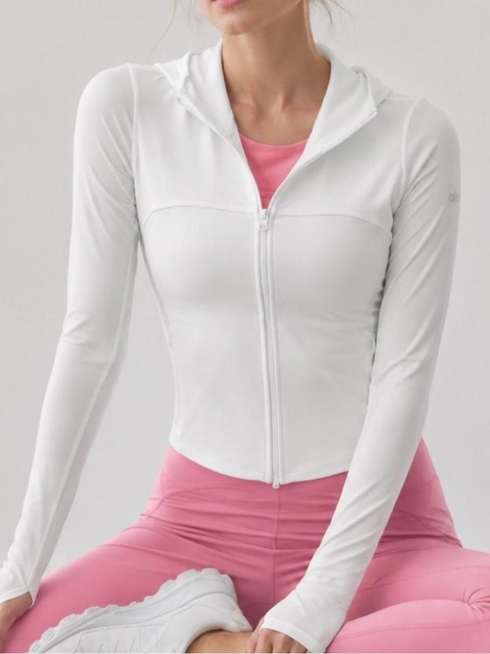 ALO — Soft sculpt superset full zip jacket #631 - Picture 7 of 8
